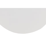 Round Offset 12W LED Wall Lamp with Magnetic Base, Sand White Finish & Frosted Diffuser