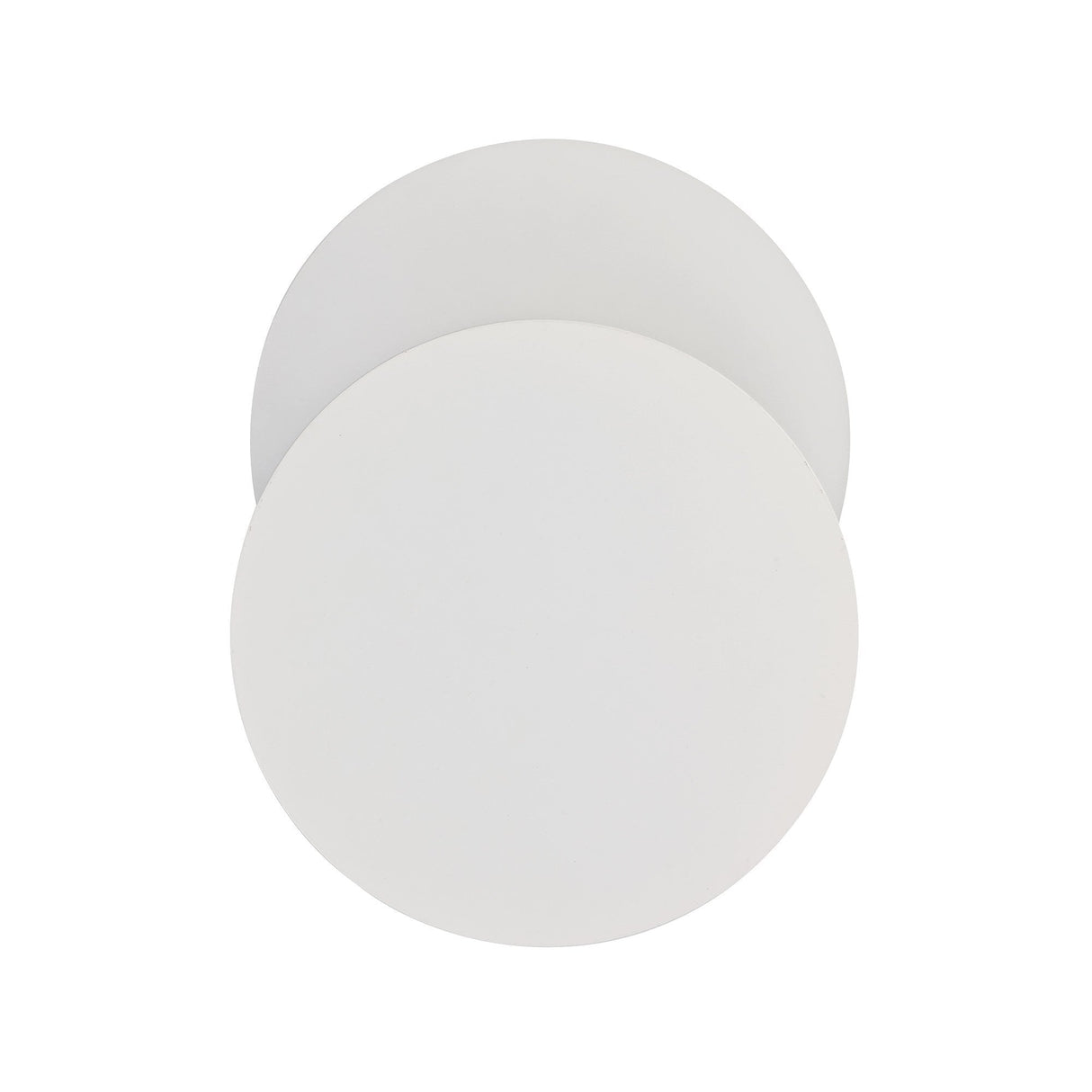 Sleek Magnetic Wall Lamp, Sand White Finish, 12W LED 3000K Warm Glow