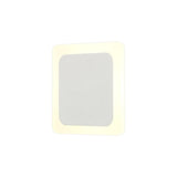 Contemporary Magnetic Base Wall Light, 12W LED 3000K 498lm in Sand White Finish