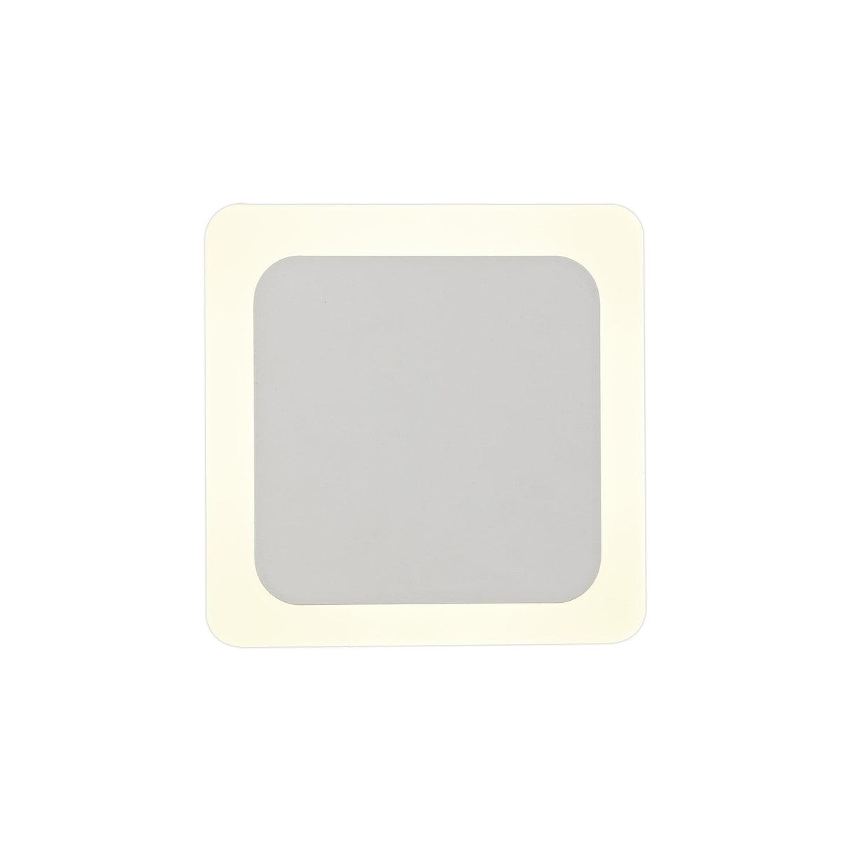 Contemporary Magnetic Base Wall Light, 12W LED 3000K 498lm in Sand White Finish