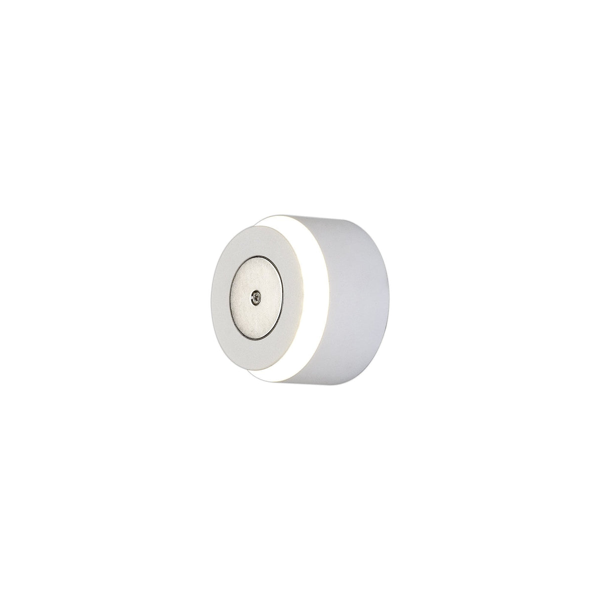 Contemporary Magnetic Base Wall Light, 12W LED 3000K 498lm in Sand White Finish