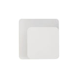 Elegant Square Magnetic LED Wall Light with Sand White Finish - 12W, 3000K Warm White