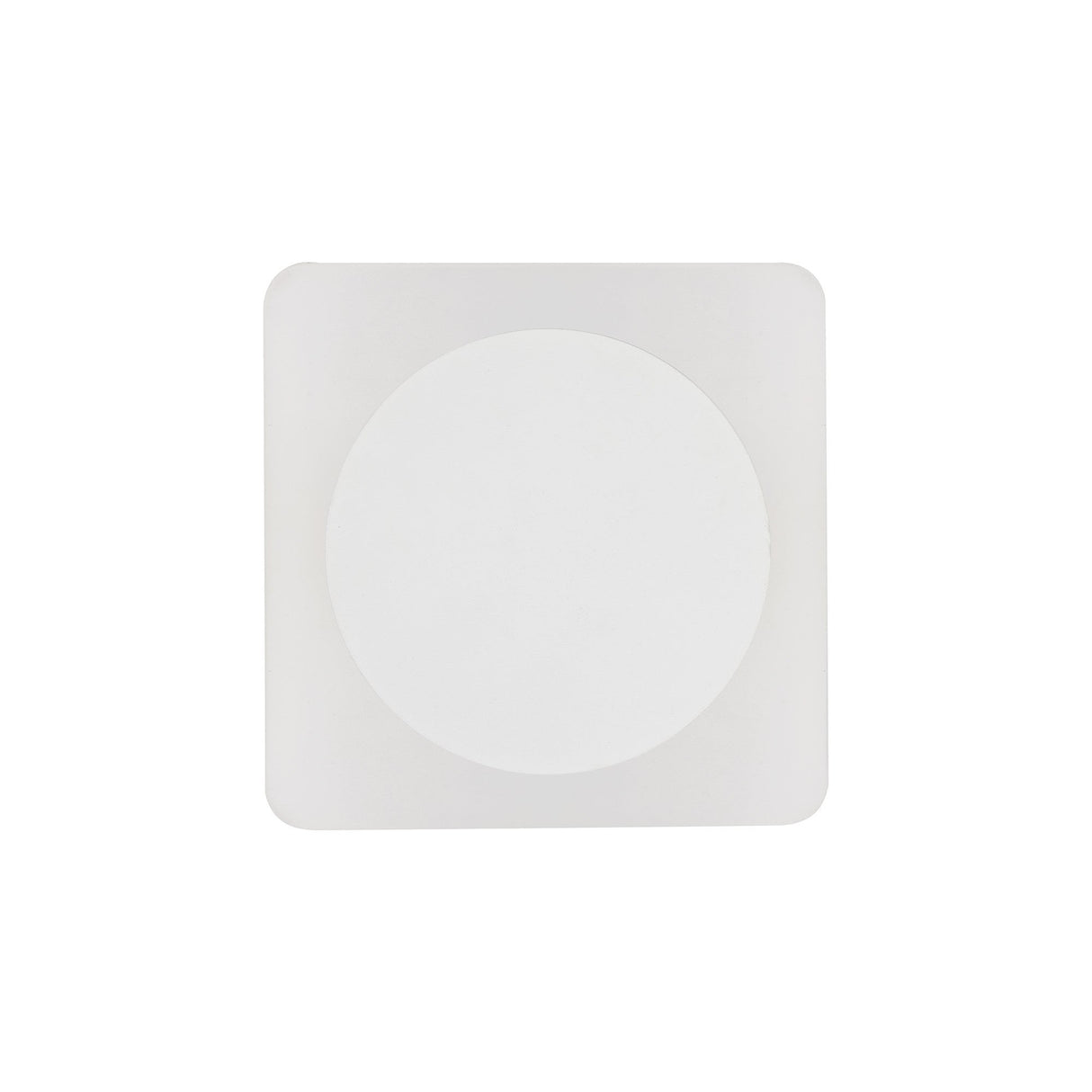 Contemporary Wall-Mounted Magnetic LED Lamp, 12W, 3000K, Sand White Finish