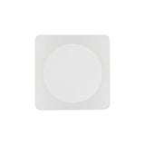 Contemporary Wall-Mounted Magnetic LED Lamp, 12W, 3000K, Sand White Finish