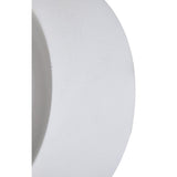 Contemporary Magnetic Wall Lamp with Frosted Diffuser, 12W LED, Sand White Finish