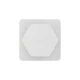 Sand White Magnetic LED Wall Lamp with Frosted Diffuser, 498lm, 3000K Warm Light