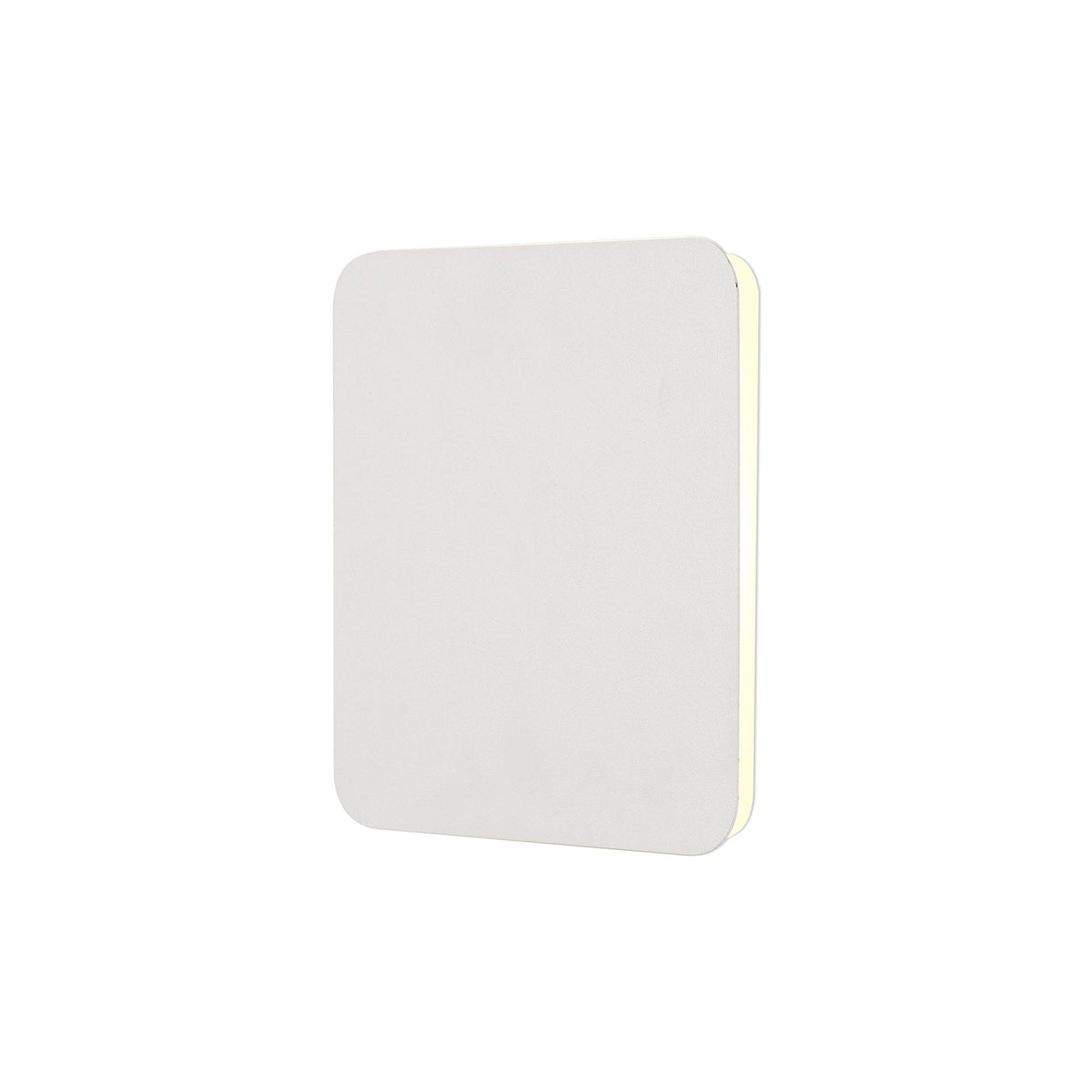 Square Magnetic Mount LED Wall Light, 12W 3000K Warm Glow, Frosted Diffuser