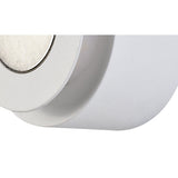 Contemporary Geometric LED Wall Fixture, 12W, Warm White, Sand/Acrylic Finish