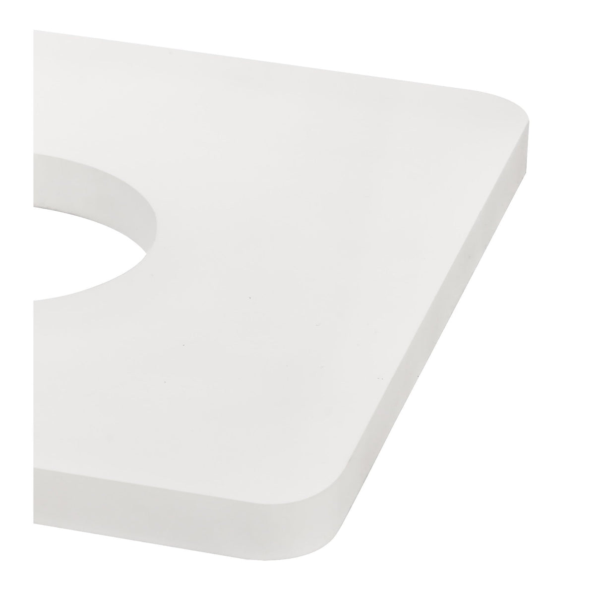 Contemporary Geometric LED Wall Fixture, 12W, Warm White, Sand/Acrylic Finish
