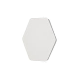 Hexagonal Magnetic Wall Lamp, 12W LED 3000K, Sand White with Frosted Diffuser, 200mm Length