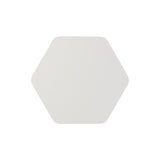 Hexagonal Magnetic Wall Lamp, 12W LED 3000K, Sand White with Frosted Diffuser, 200mm Length