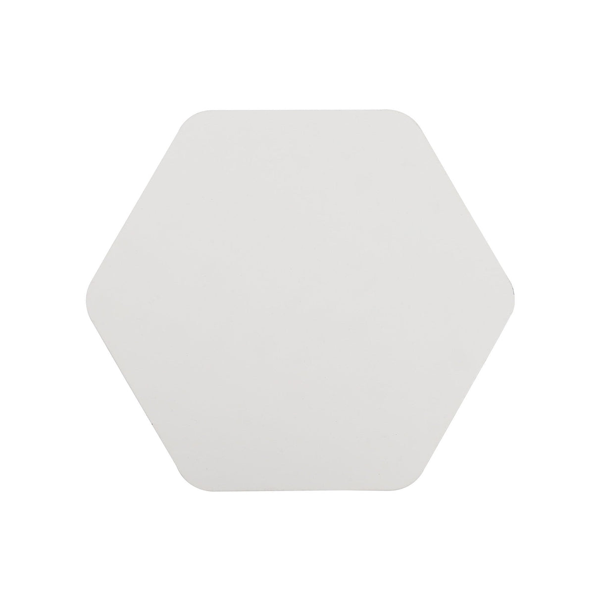 Hexagonal Magnetic Wall Lamp, 12W LED 3000K, Sand White with Frosted Diffuser, 200mm Length