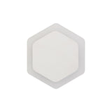 HexaGlow Magnetic LED Wall Lamp, 12W, Warm White, Frosted Diffuser, Sand Finish