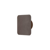 Square Coffee Finish LED Wall Lamp, 12W, 3000K Warm White, 498lm, Magnetic Base