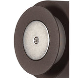 Magnetic Square LED Wall Lamp, 12W Warm White, 3000K Coffee Finish
