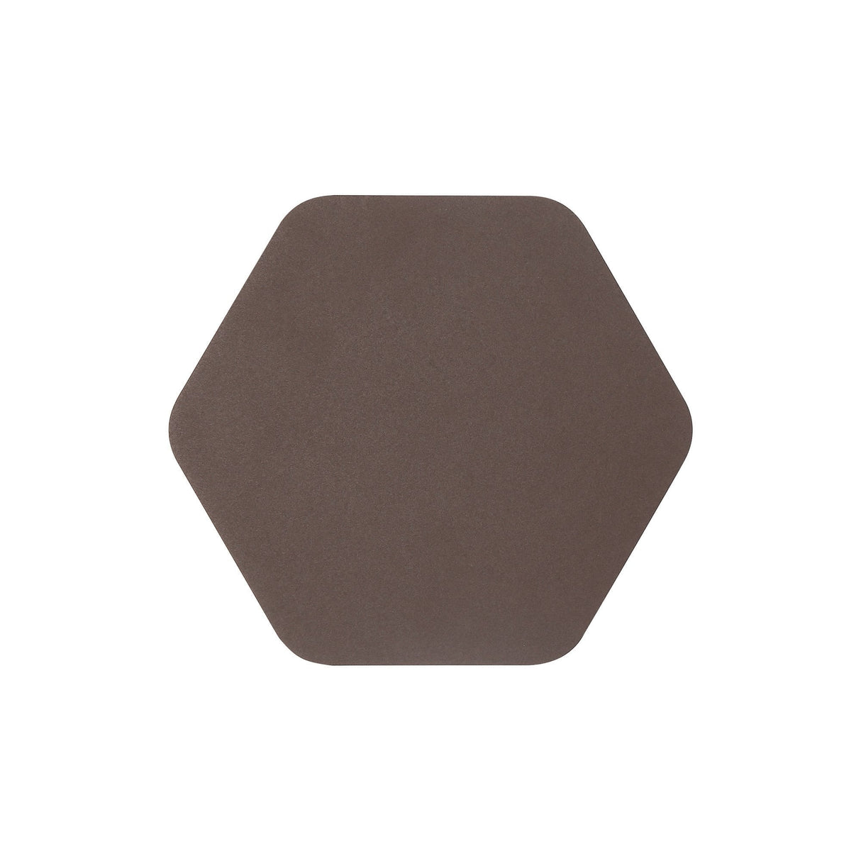 Hexagonal Coffee Wall Lamp, 12W LED, 3000K Warm Light, Magnetic Mount