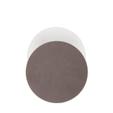 Sleek Coffee Finish LED Wall Lamp with Frosted Acrylic Diffuser, 12W 3000K 498lm