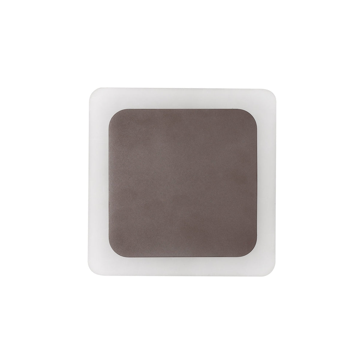Contemporary Square Magnetic Wall Light with 12W Warm LED and Frosted Diffuser