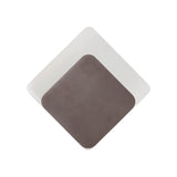 Contemporary Diamond Design Magnetic Wall Lamp, 12W LED 3000K, Frosted Acrylic Diffuser