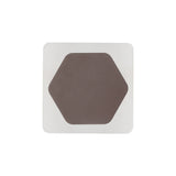 Wall Lamp with Magnetic Base, 12W LED, Coffee Finish with Frosted Acrylic Diffuser