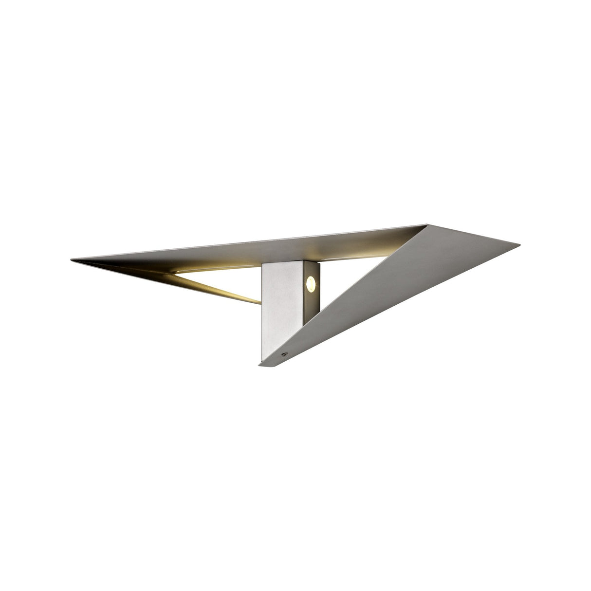 Sleek Silver LED Wall Lamp, 6W, 3000K, 238lm, 3-Year Warranty