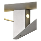 Sleek Silver LED Wall Lamp, 6W, 3000K, 238lm, 3-Year Warranty
