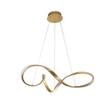 Grand Sand Gold LED Pendant Light, 42W, Opal White Shade, 960mm Diameter