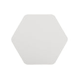 Hexagonal Sand White Plate (200mm) - Versatile Non-Electric Wall Fixture Component