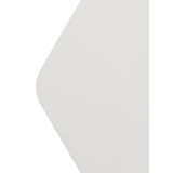 Hexagonal Sand White Plate (200mm) - Versatile Non-Electric Wall Fixture Component