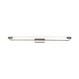 Sleek Chrome LED Wall Lamp with Opal White Shade - 14W Natural White, 600mm Length, IP44, 3-Year Warranty