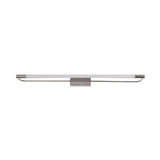 Sleek Chrome LED Wall Lamp with Opal White Shade - 14W Natural White, 600mm Length, IP44, 3-Year Warranty