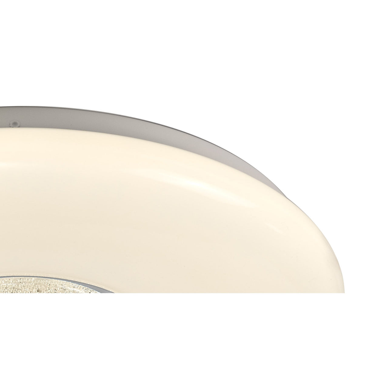 Ceiling Light with Switchable 24W LED, 3 CCT Modes, Opal White Finish, 2032lm, 3-Year Warranty