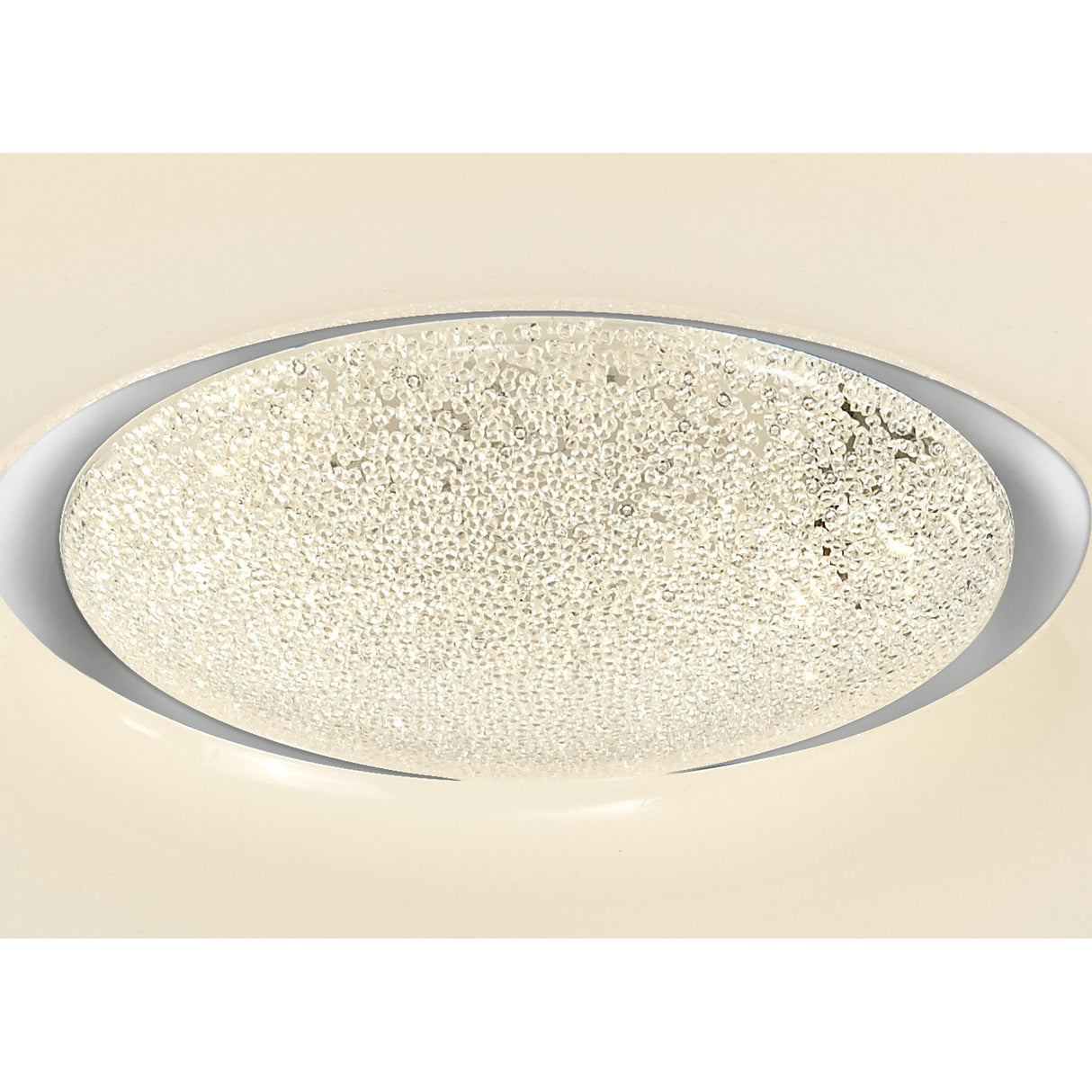 Ceiling Light with Switchable 24W LED, 3 CCT Modes, Opal White Finish, 2032lm, 3-Year Warranty