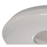 Ceiling Light with Switchable 24W LED, 3 CCT Modes, Opal White Finish, 2032lm, 3-Year Warranty