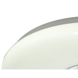 Ceiling Light with Switchable 24W LED, 3 CCT Modes, Opal White Finish, 2032lm, 3-Year Warranty