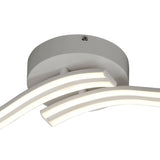 Dual Light Fixture - 24W LED, Sleek White Finish, 4000K Natural Glow, 1556 Lumens, 3-Year Warranty