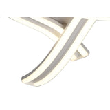 Modern White Triple LED Ceiling Light Fixture, 13W, 4000K, 2342lm, 3-Year Warranty
