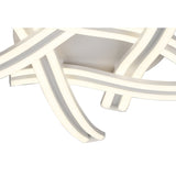 Modern 5-Light LED Ceiling Fixture, 4000K Natural White, 3792lm, White Finish, 3-Year Warranty