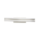 Sleek White Wall Lamp with Integrated 16W LED, 4000K, Opal Shade, 1041lm, 3-Year Warranty