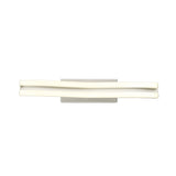 Sleek White Wall Lamp with Integrated 16W LED, 4000K, Opal Shade, 1041lm, 3-Year Warranty