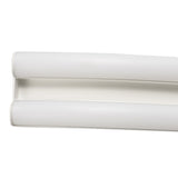 Sleek White Wall Lamp with Integrated 16W LED, 4000K, Opal Shade, 1041lm, 3-Year Warranty