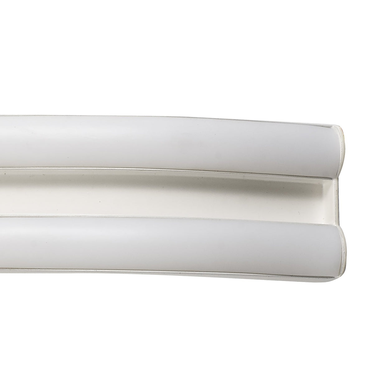 Sleek White Wall Lamp with Integrated 16W LED, 4000K, Opal Shade, 1041lm, 3-Year Warranty