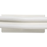 Sleek White Wall Lamp with Integrated 16W LED, 4000K, Opal Shade, 1041lm, 3-Year Warranty