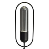 Sleek Black Floor Lamp with Smoked Shade, 7W LED, 4000K Natural White, 790 Lumens, 3-Year Warranty