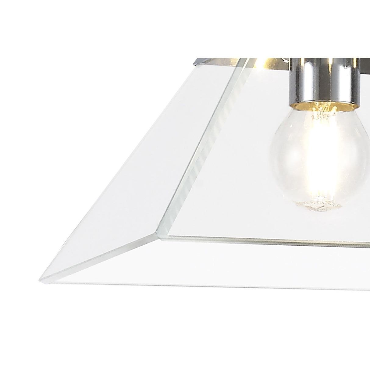 Elegance Pendant Light, 1 E14 Bulb, Polished Chrome Finish