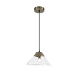 Elegant Antique Brass Pendant Light, E14 Fitting