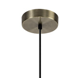 Elegant Antique Brass Pendant Light, E14 Fitting