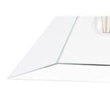 Elegant Antique Brass Pendant Light with Clear Shade