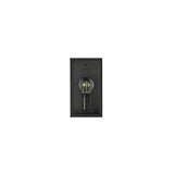 Sleek Graphite Black Wall Lamp, E27 Socket, Weatherproof IP54, Two-Year Warranty