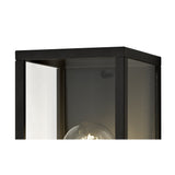 Sleek Graphite Black Wall Lamp, E27 Socket, Weatherproof IP54, Two-Year Warranty